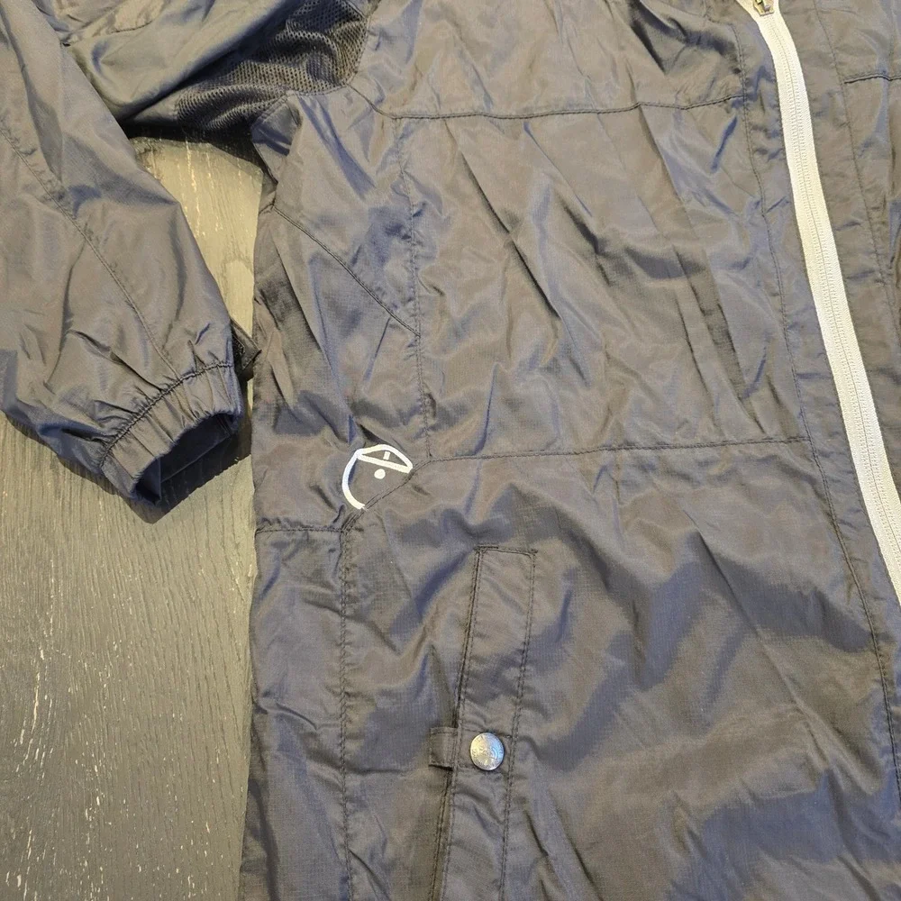 The North Face Steep Tech Light Jacket Mens Large Black Hooded‎ Windbreaker Mesh
